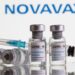 FILE PHOTO: Vials labelled "COVID-19 Coronavirus Vaccine" and syringe are seen in front of displayed Novavax logo in this illustration taken, February 9, 2021. REUTERS/Dado Ruvic/Illustration/File Photo