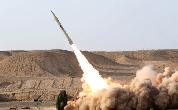 Iran has test fired its home-built surface-to-surface Fateh 110 missile, state television reported on Wednesday, less than a week after a similar test was carried out on another missile 25 August (Photo by Mohsen Shandiz/Corbis via Getty Images)