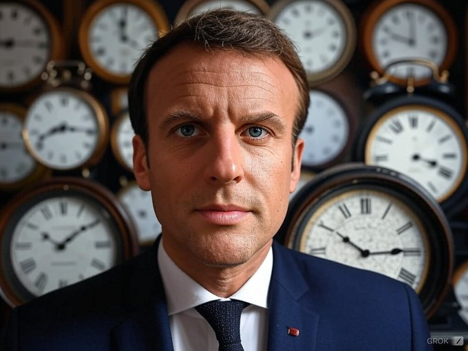 Macron, le maître des horloges