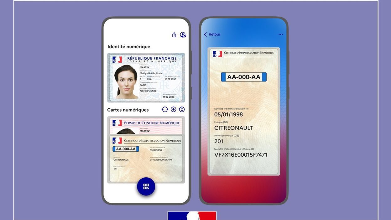 Certificat d'immatriculation numérique