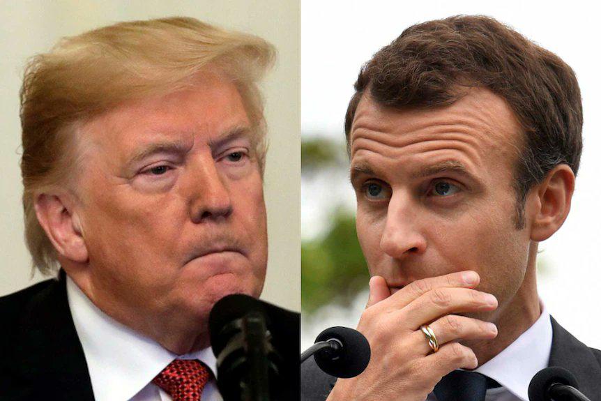Donald Trump et Emmanuel Macron