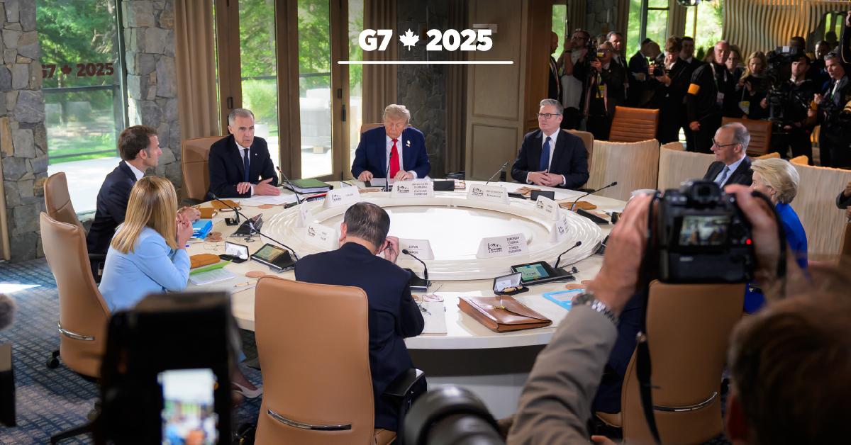 Donald Trump lors du sommet du G7