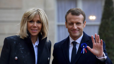 Emmanuel et Brigitte Macron