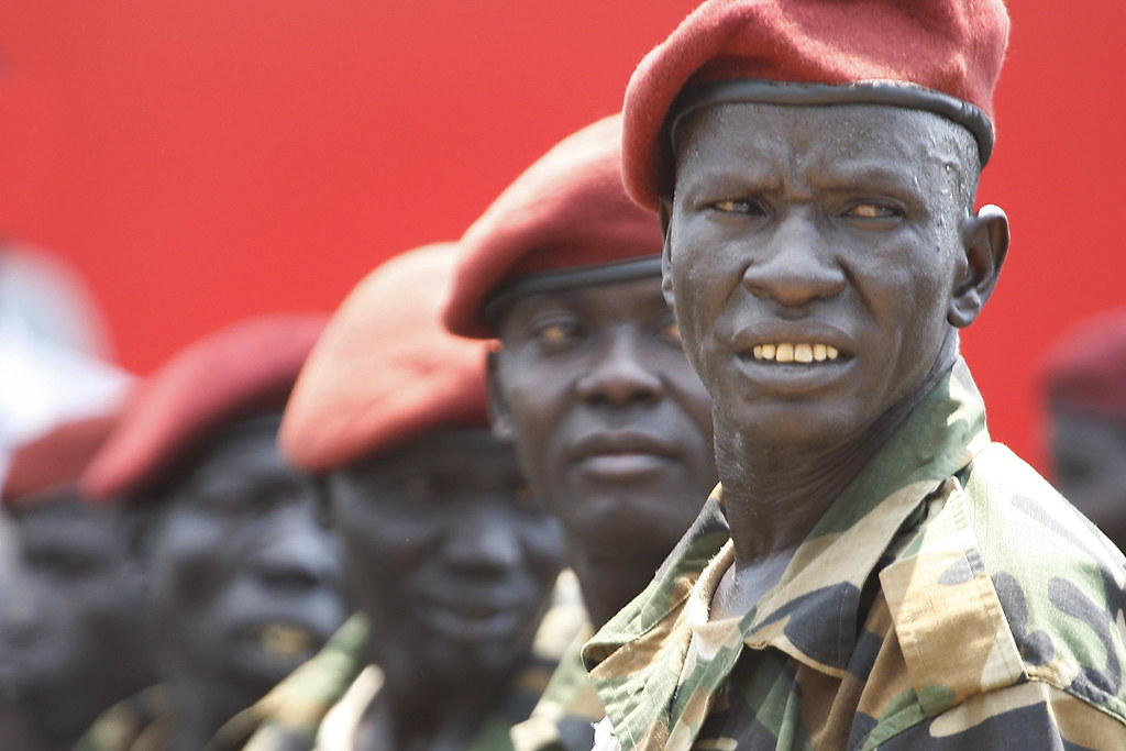 Soldats soudanais